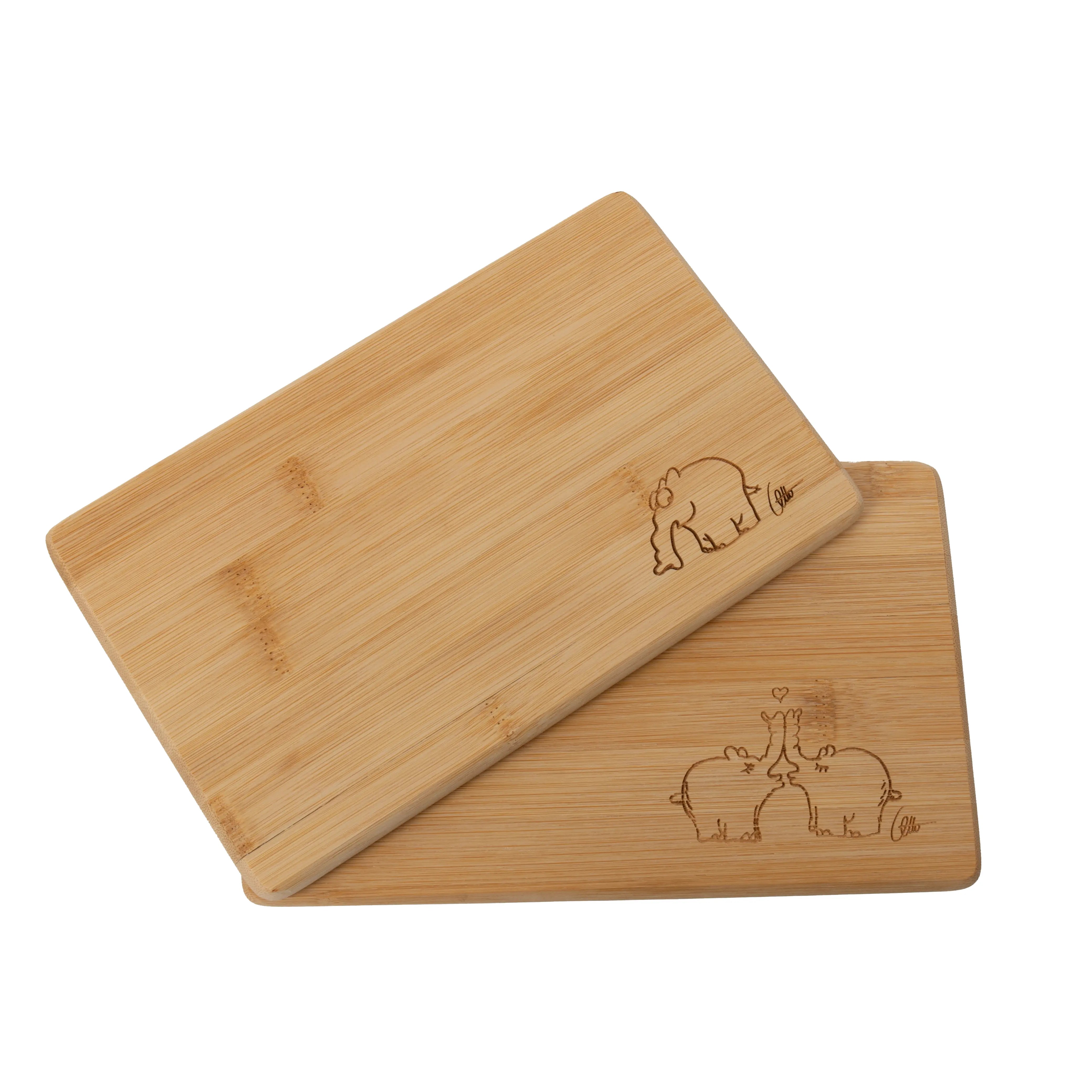 Ottifanten Frühstücksbrettchen aus Bambus