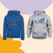 Hoodie Kapuzenpullover Evolution Kinder by Otto Waalkes