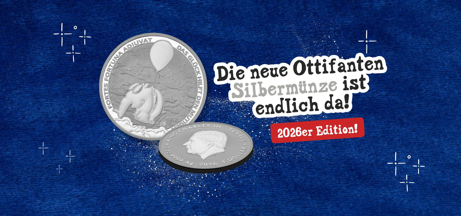 Die neue ottifantastische Silbermünze