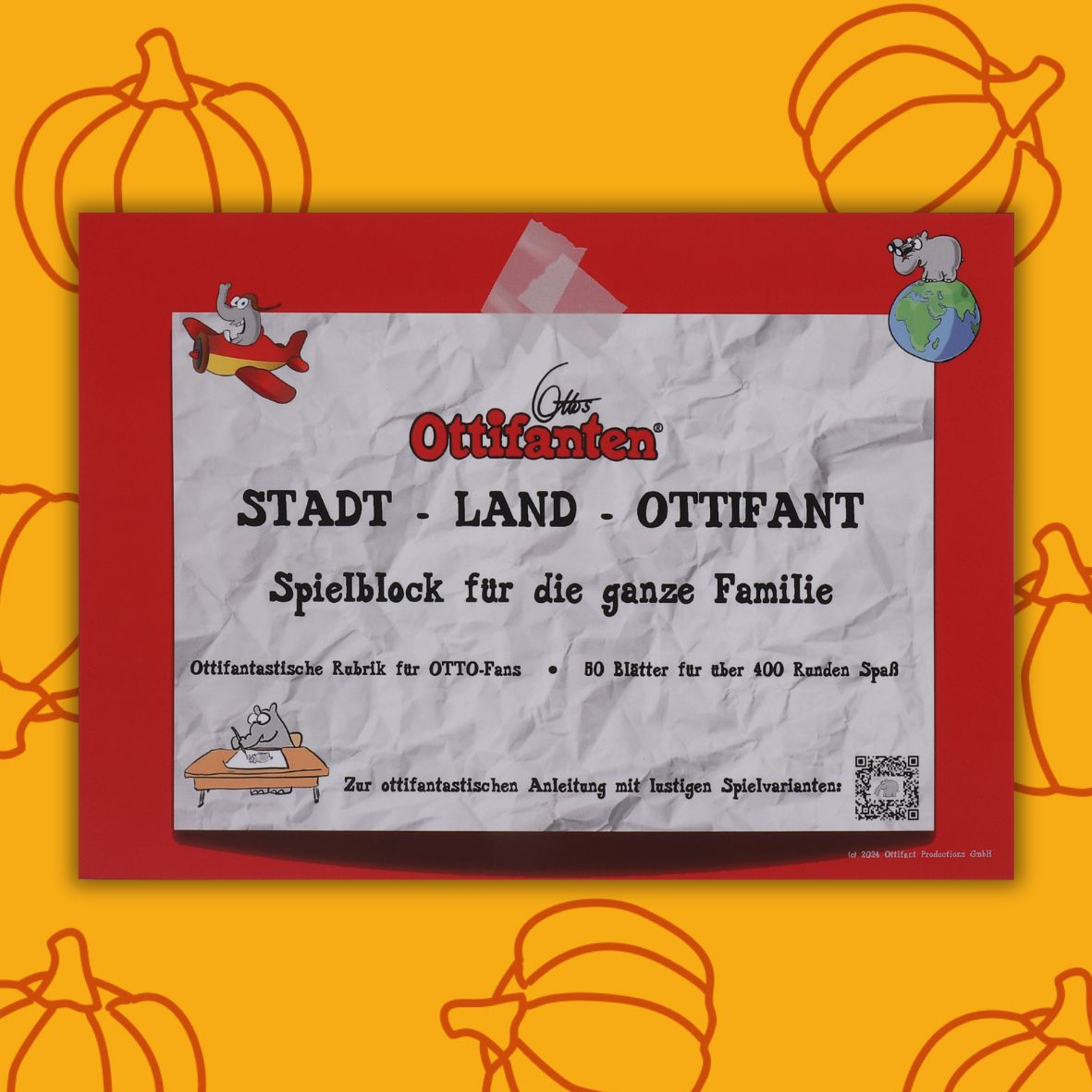 Stadt, Land, Ottifant - Spielblock für die ganze Familie