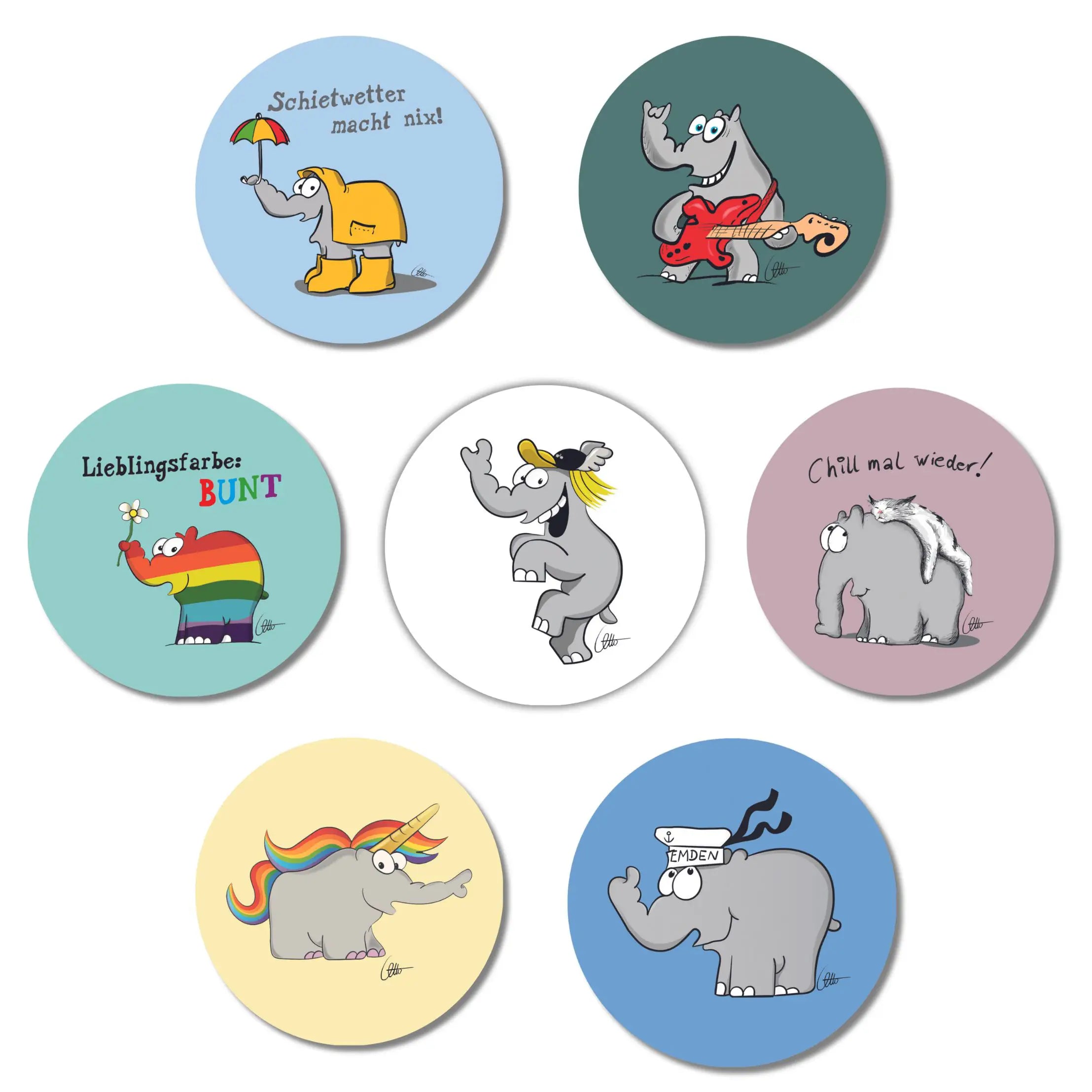 Ottifanten Sticker-Set