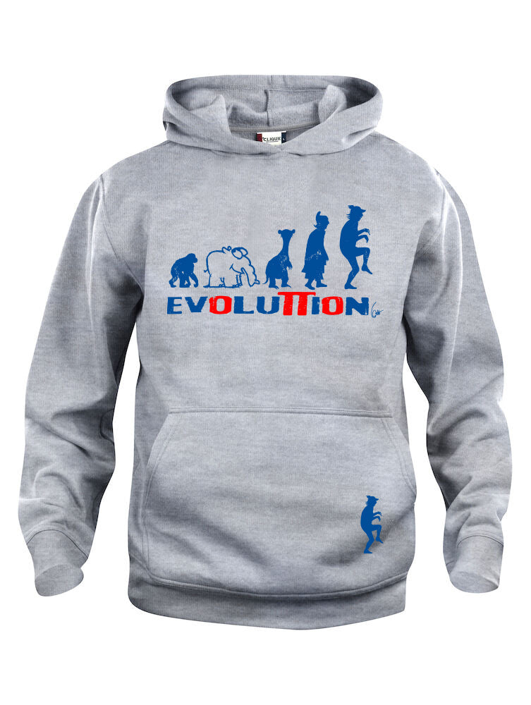 Hoodie Kapuzenpullover Evolution Kinder by Otto Waalkes