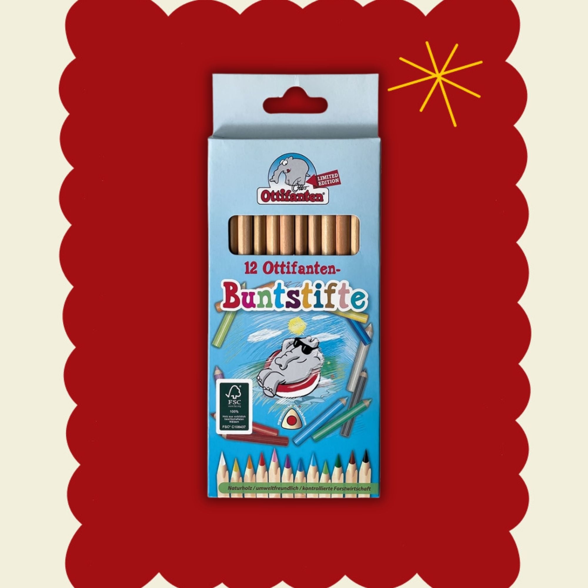 Ottifant Buntstifte 12 Stck. by Otto Waalkes