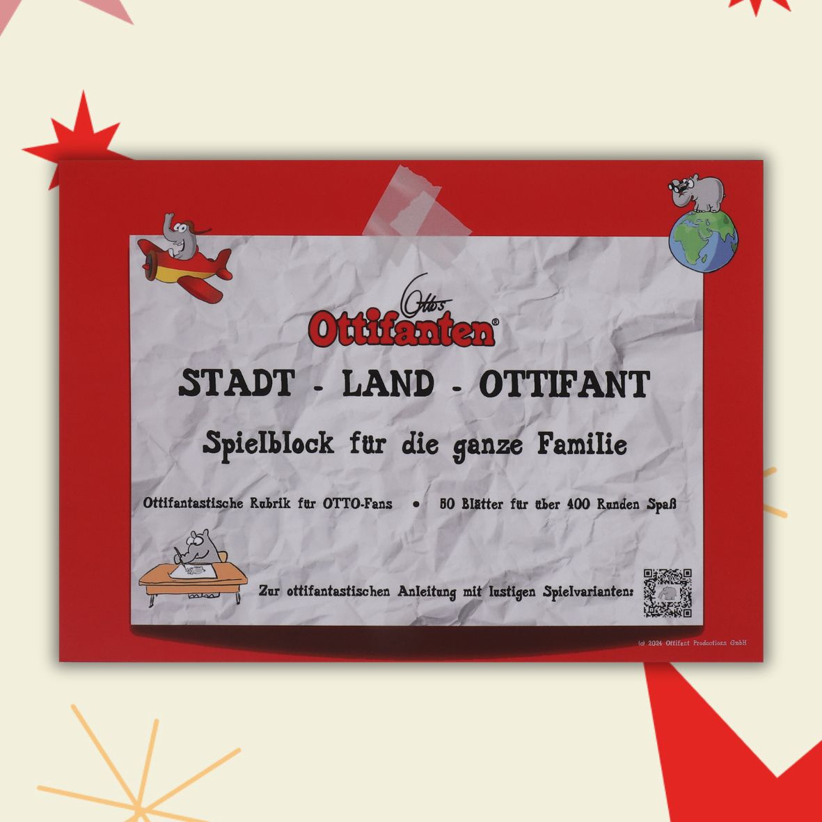 Stadt, Land, Ottifant - Spielblock für die ganze Familie