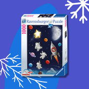 Ravensburger Puzzle Ottifanten Weltall / Space 1000 Teile ca. 50X70cm