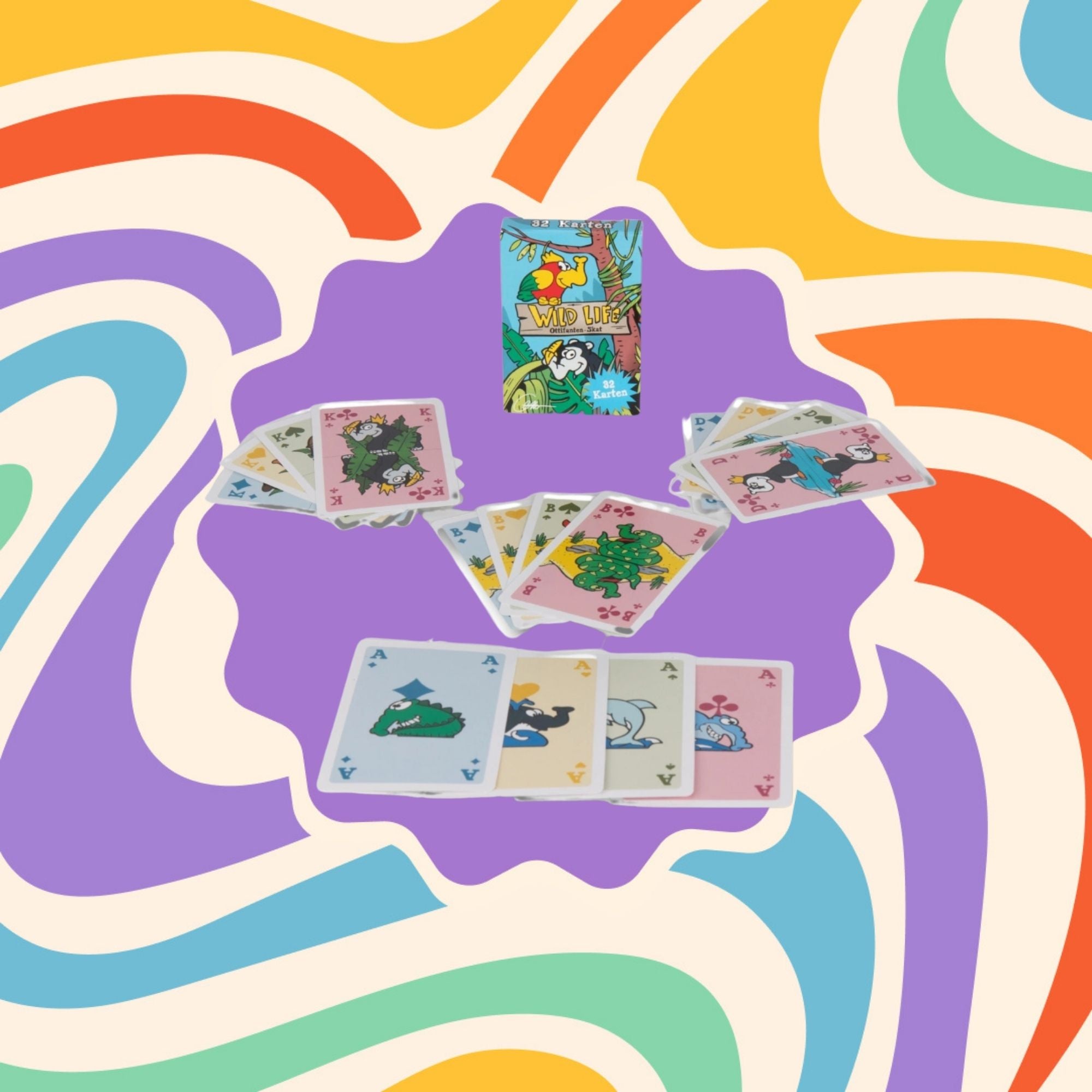 Ottifant Skatspiel Wild Life - Kartenspiel by Otto Waalkes