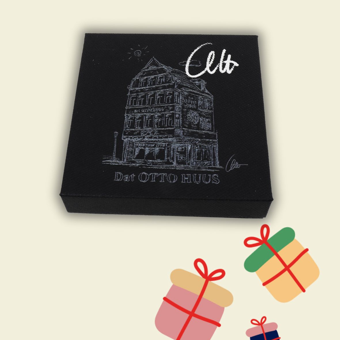 Sonderedition: 1 OZ Silberbarren "Dat Otto Huus" mit Original Otto Waalkes Signatur