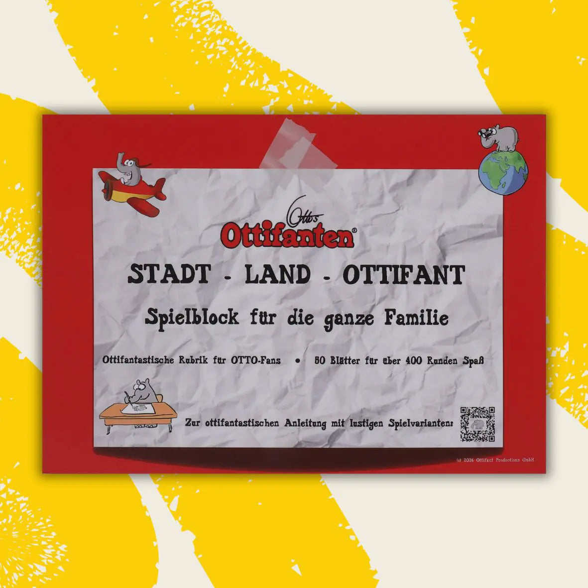 Stadt, Land, Ottifant - Spielblock für die ganze Familie