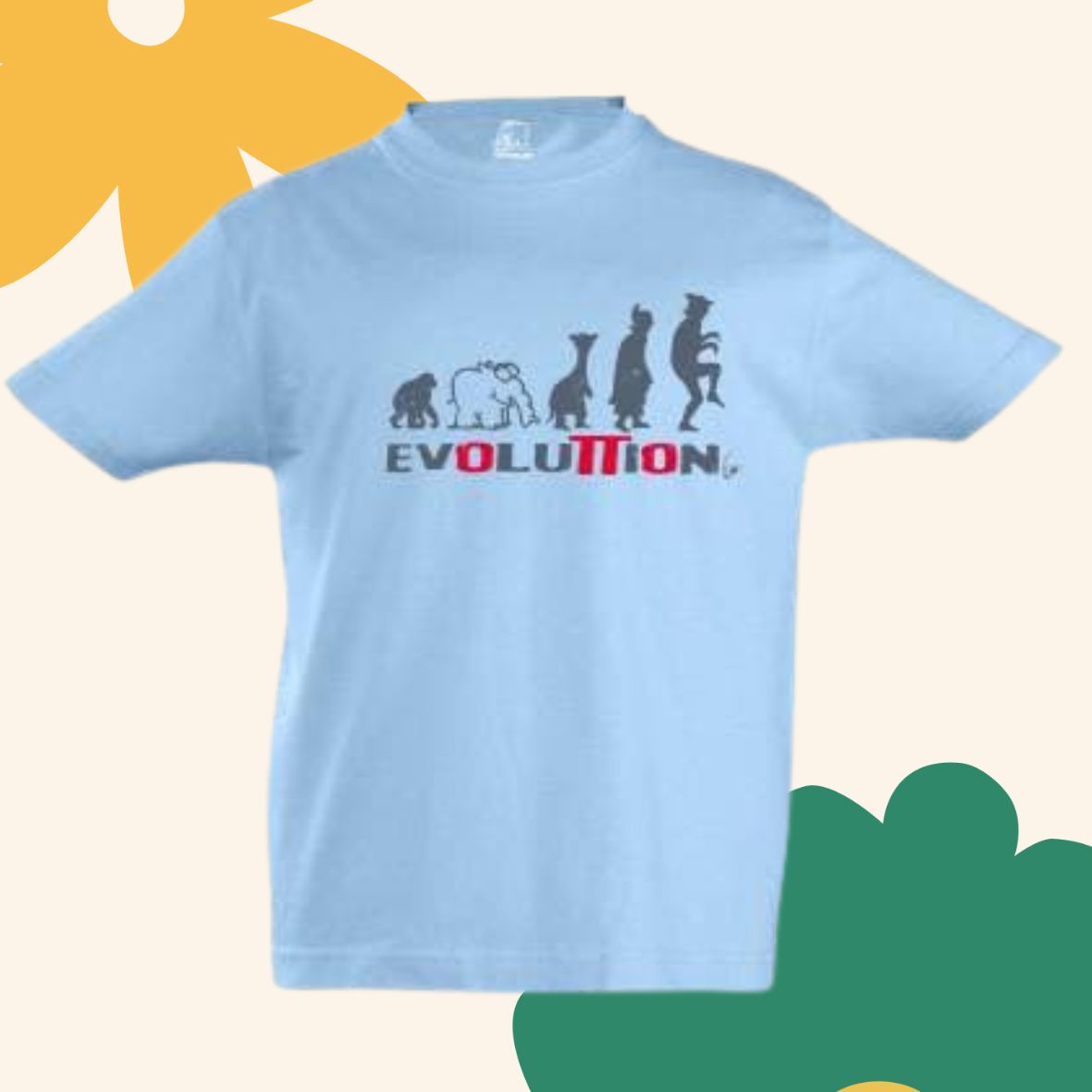 T-Shirt "Evolution" Kinder by Otto Waalkes
