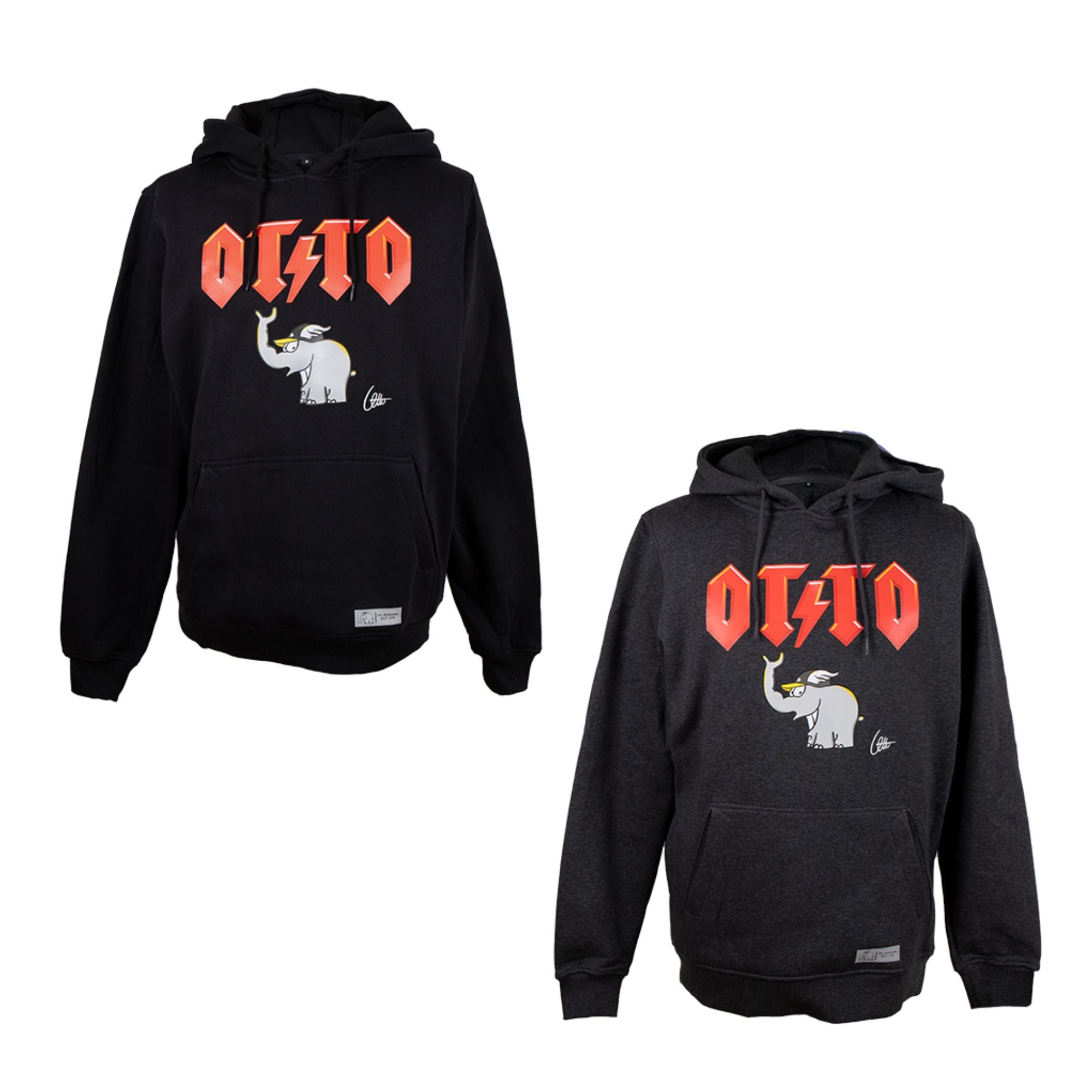 Hoodie "OTTO" im AC/DC Style Unisex
