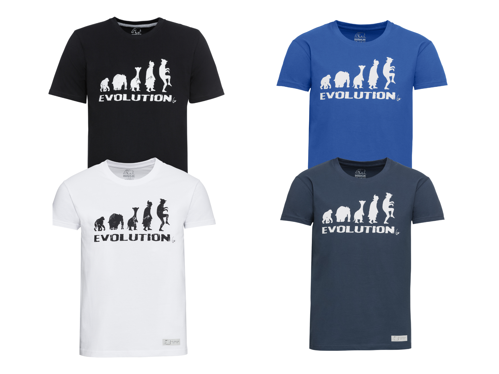 T-Shirt "Evolution" Unisex by Otto Waalkes