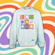 Sweatshirt Ottifanten Collage im Andy Warhol-Stil