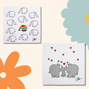 Baumwoll Frottier Ottifant Küchenhandtuch by Otto Waalkes Be Different / Verrüsselt oder als Set