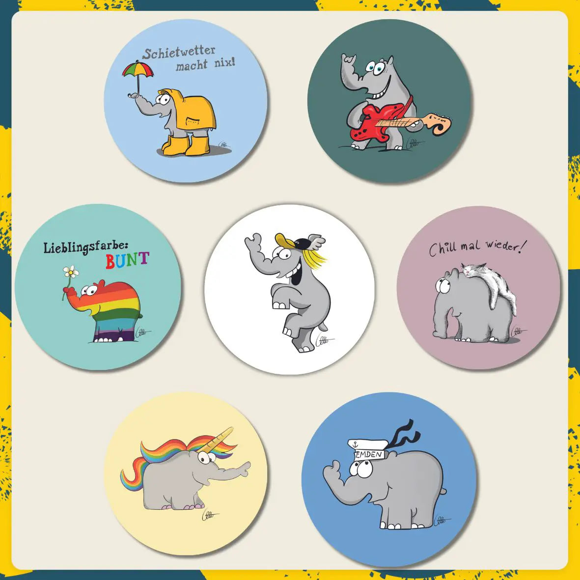 Ottifanten Sticker-Set