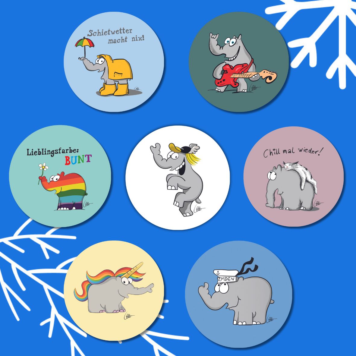 Ottifanten Sticker-Set