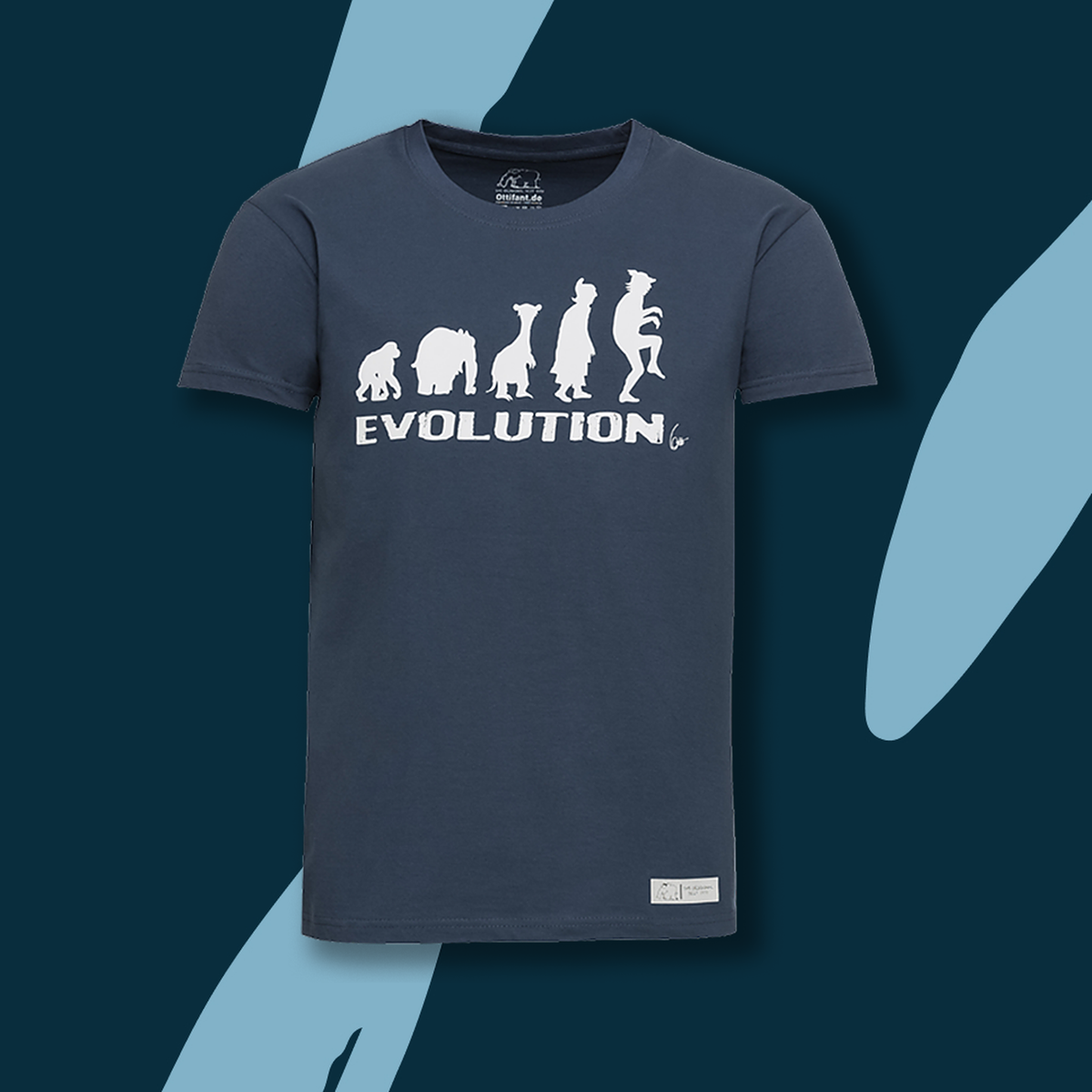 T-Shirt "Evolution" Unisex by Otto Waalkes