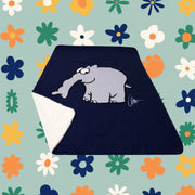 Kuscheldecke Picknick Fleecedecke Ottifant 150cm x 120cm by Otto Waalkes