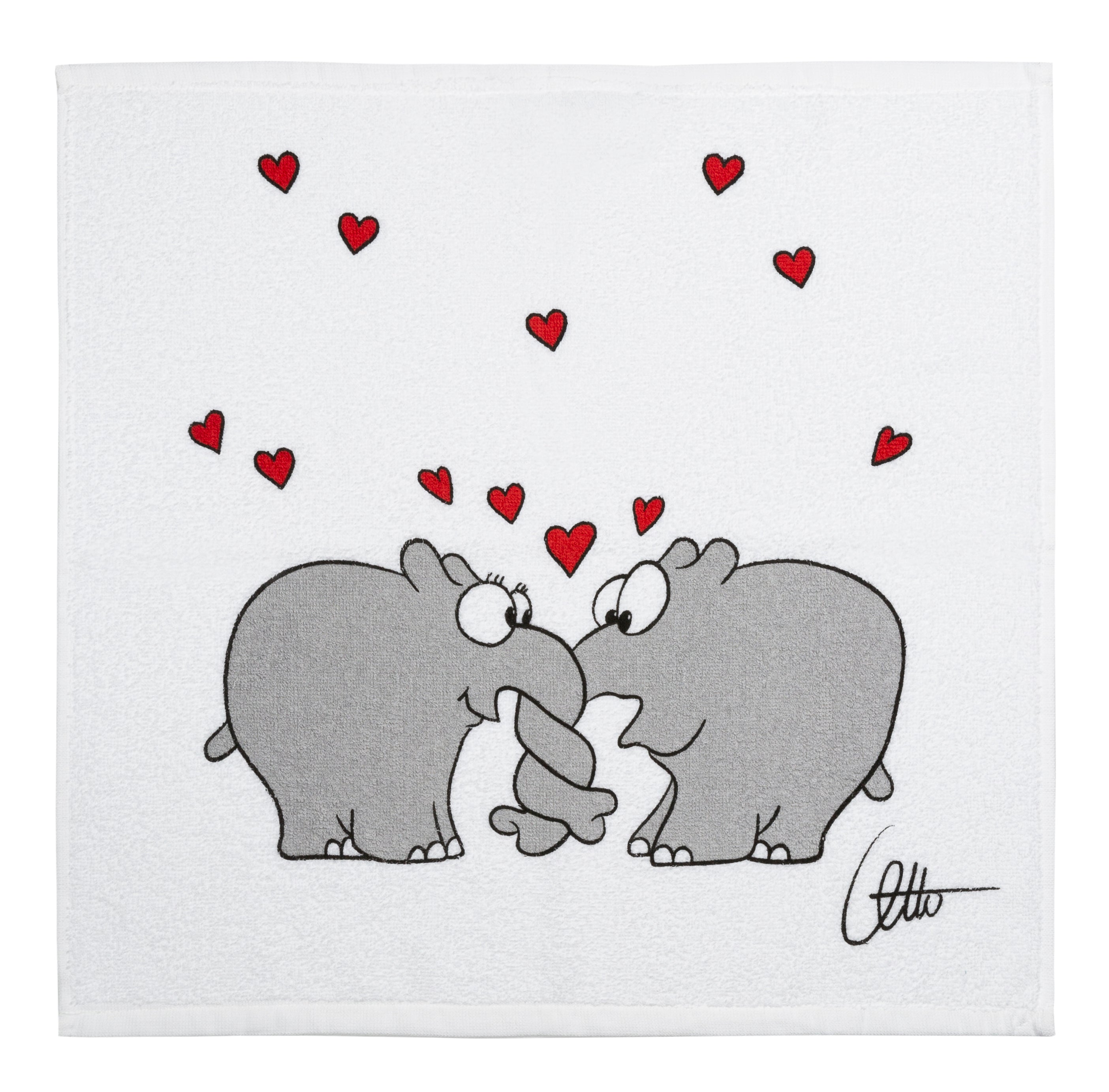 Baumwoll Frottier Ottifant Küchenhandtuch by Otto Waalkes Be Different / Verrüsselt oder als Set