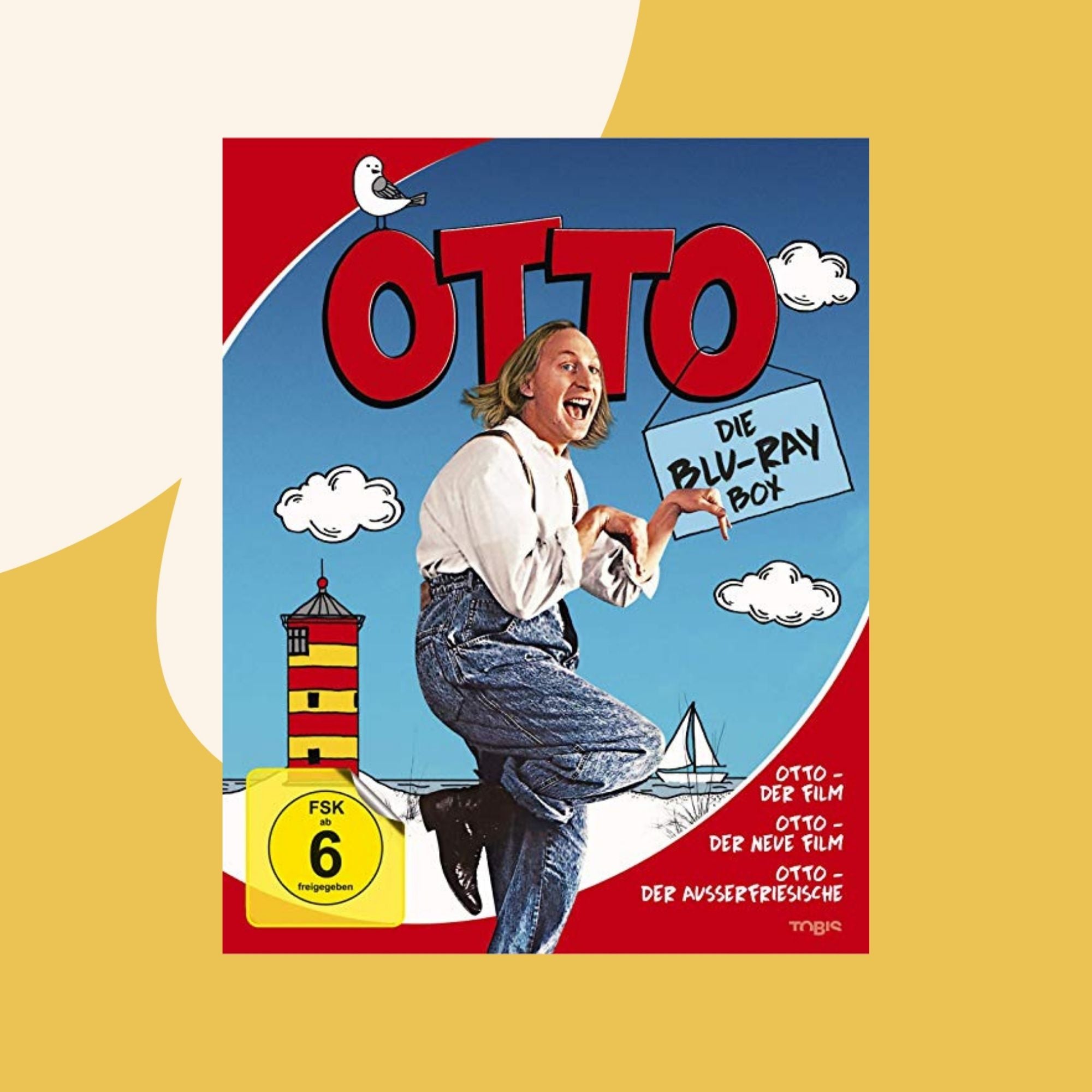 Original BluRay Box mit 3 Otto Waalkes Filmen Otto der Film, - der neue Film, - der Außerfriesische