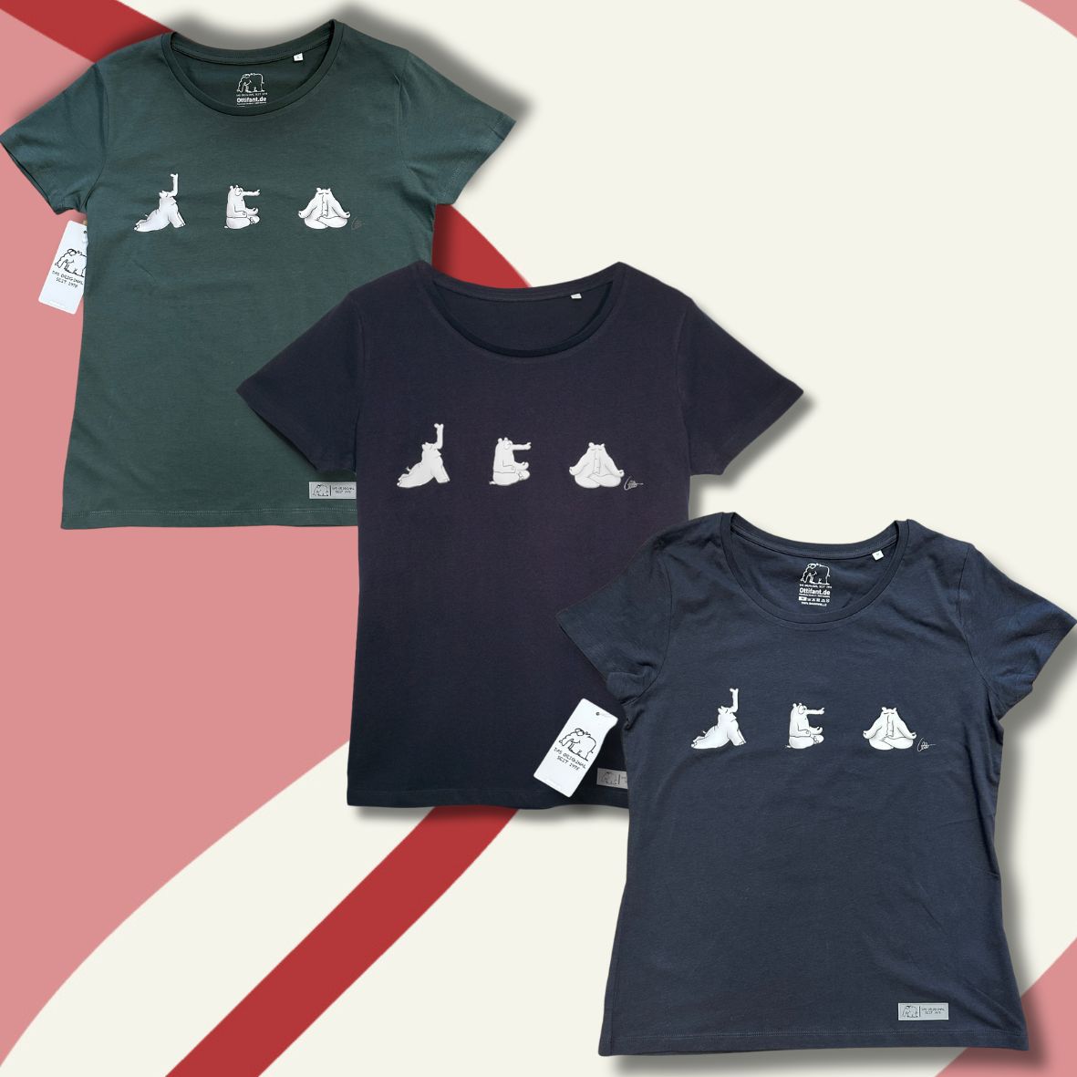 Damen T-Shirt Yogifant