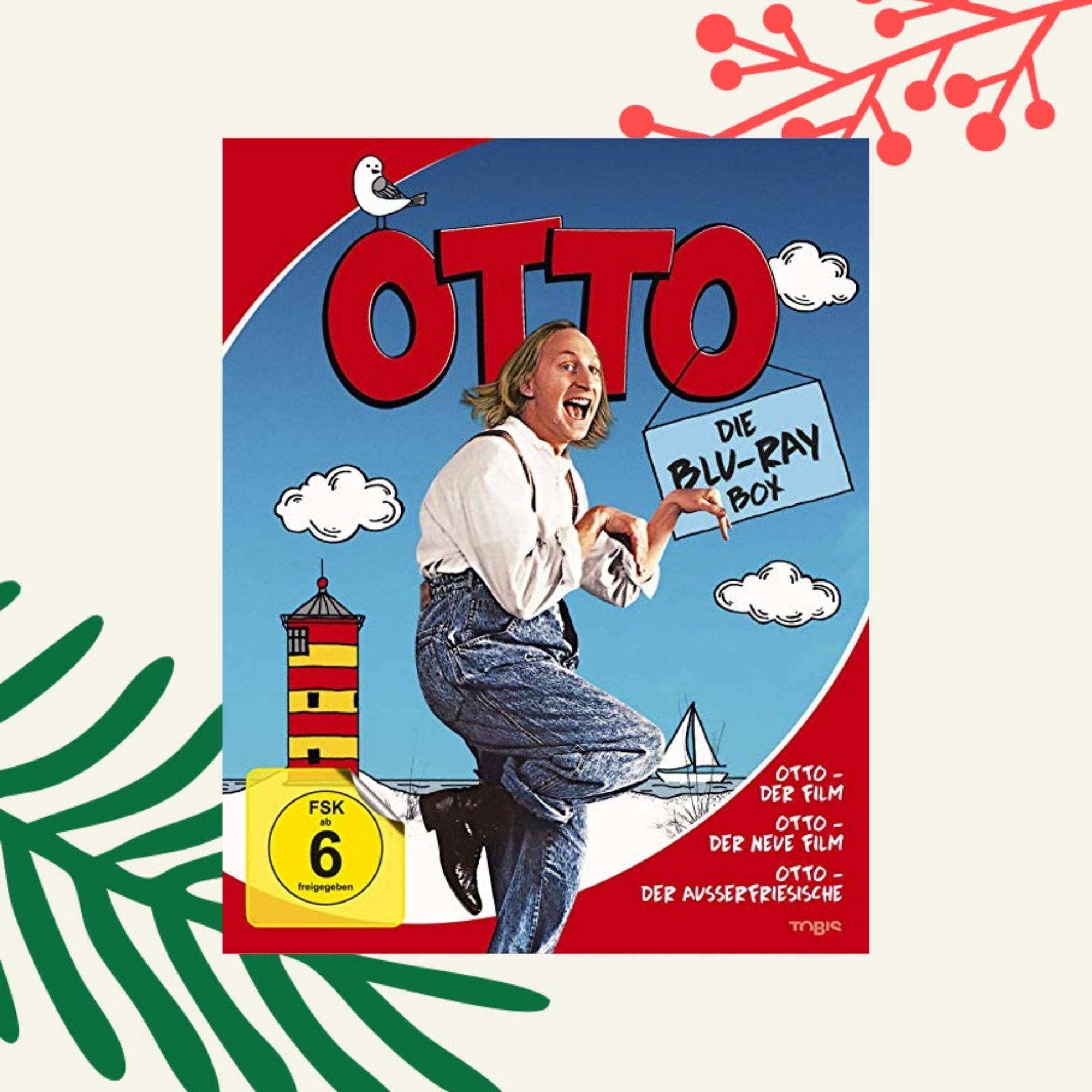 Original BluRay Box mit 3 Otto Waalkes Filmen Otto der Film, - der neue Film, - der Außerfriesische