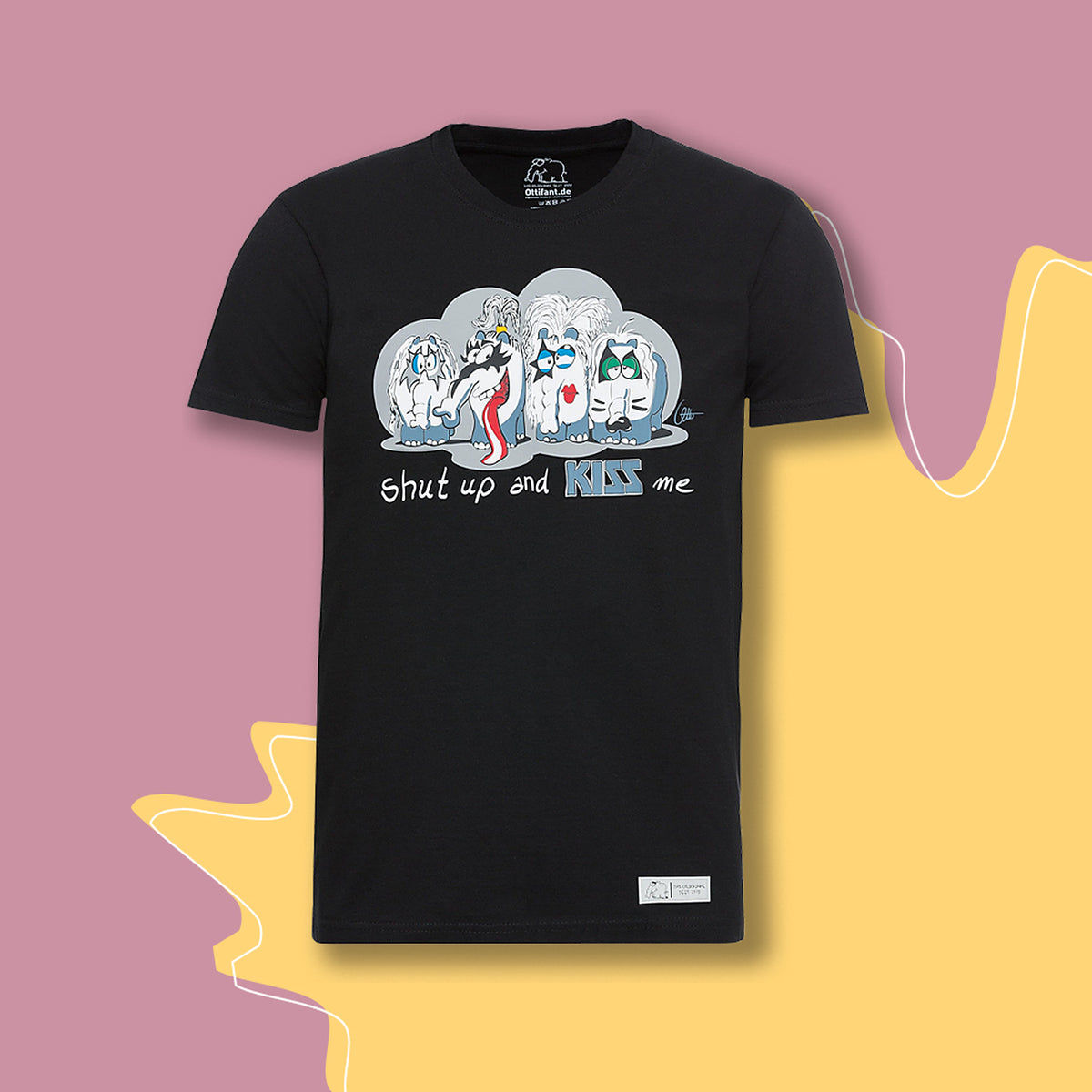 T-Shirt "KISS" Unisex by Otto Waalkes