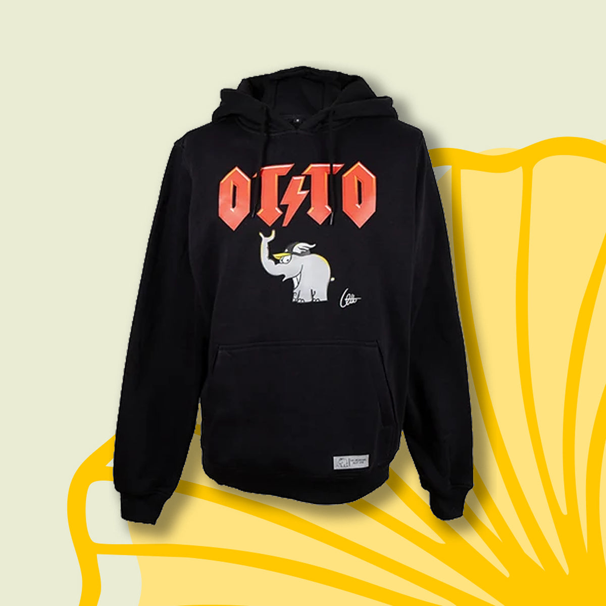 Hoodie "OTTO" im AC/DC Style Unisex