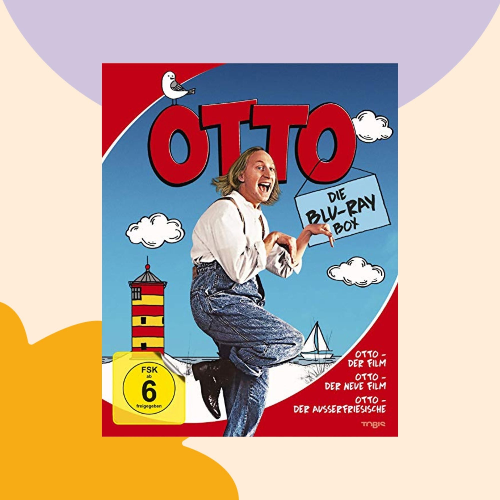 Original BluRay Box mit 3 Otto Waalkes Filmen Otto der Film, - der neue Film, - der Außerfriesische