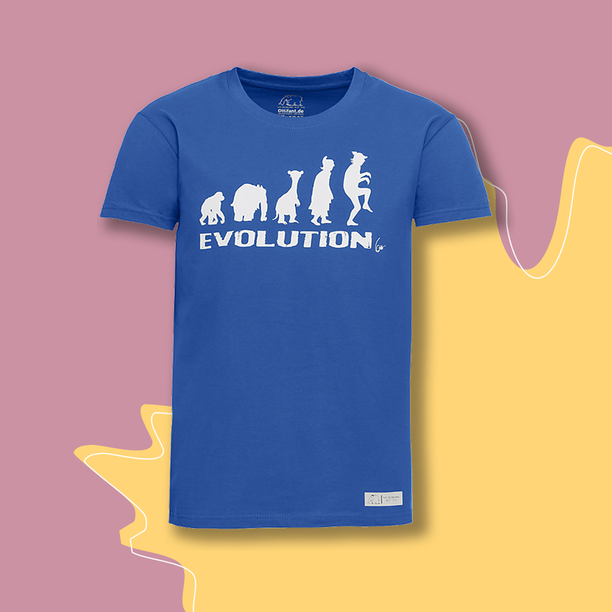 T-Shirt "Evolution" Unisex by Otto Waalkes