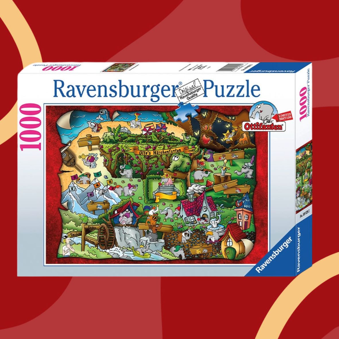 Ottifanten Märchen Puzzle Ravensburger 1000 Teile ca. 70x50cm by Otto Waalkes