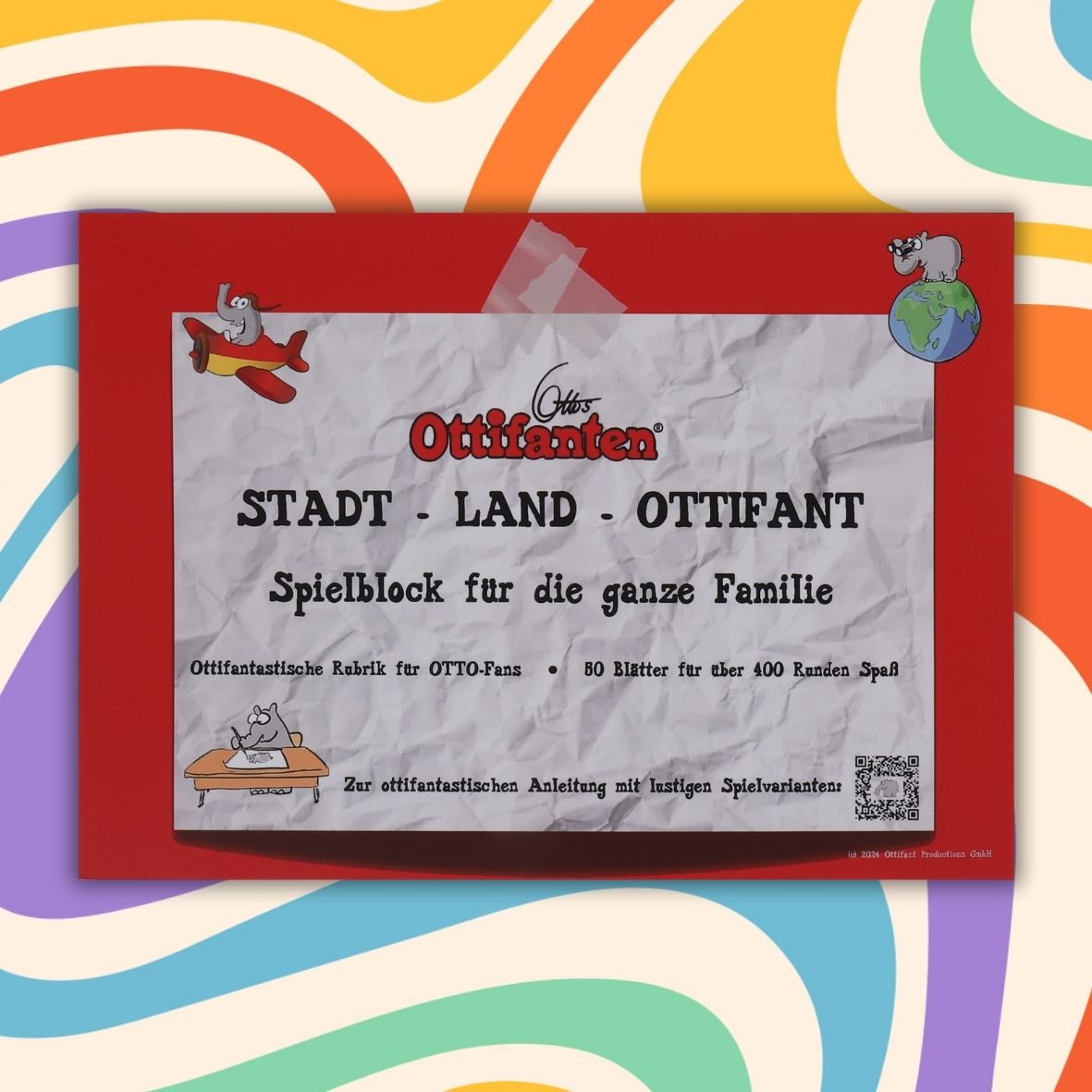 Stadt, Land, Ottifant - Spielblock für die ganze Familie