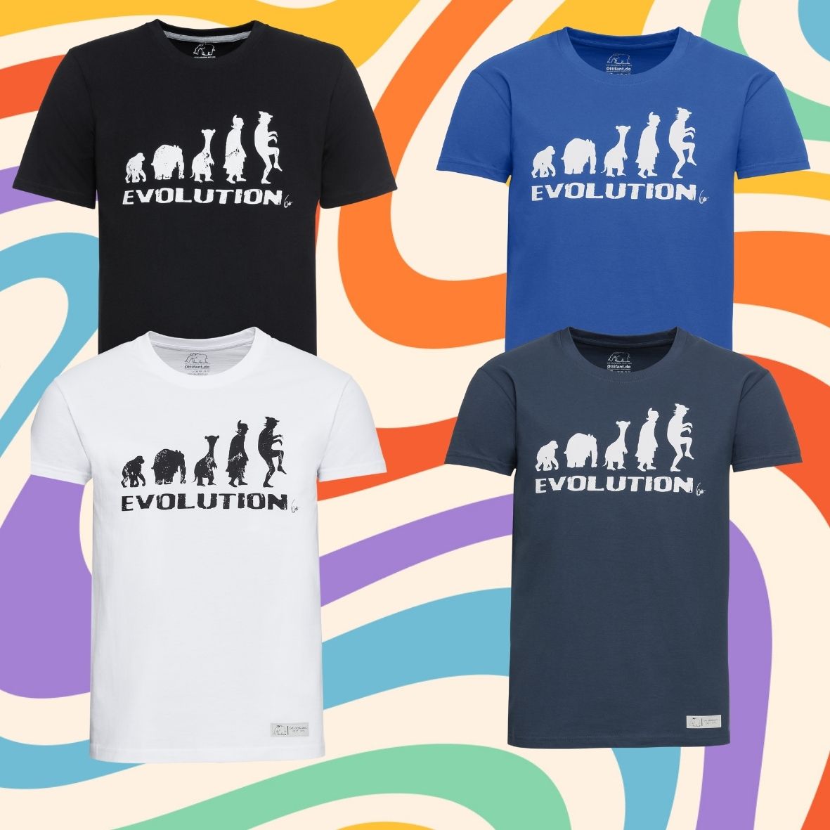 T-Shirt "Evolution" Unisex by Otto Waalkes
