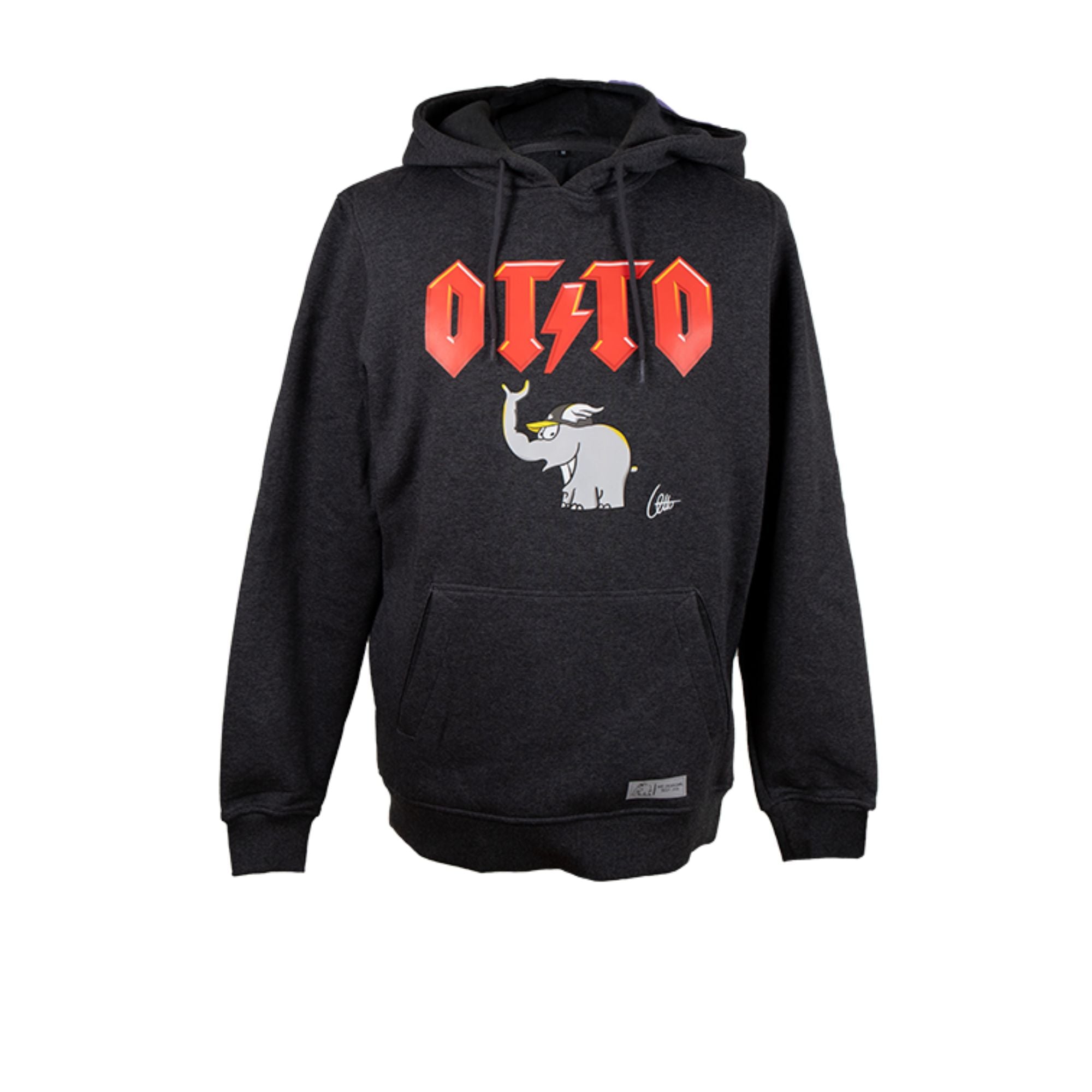 Hoodie "OTTO" im AC/DC Style Unisex