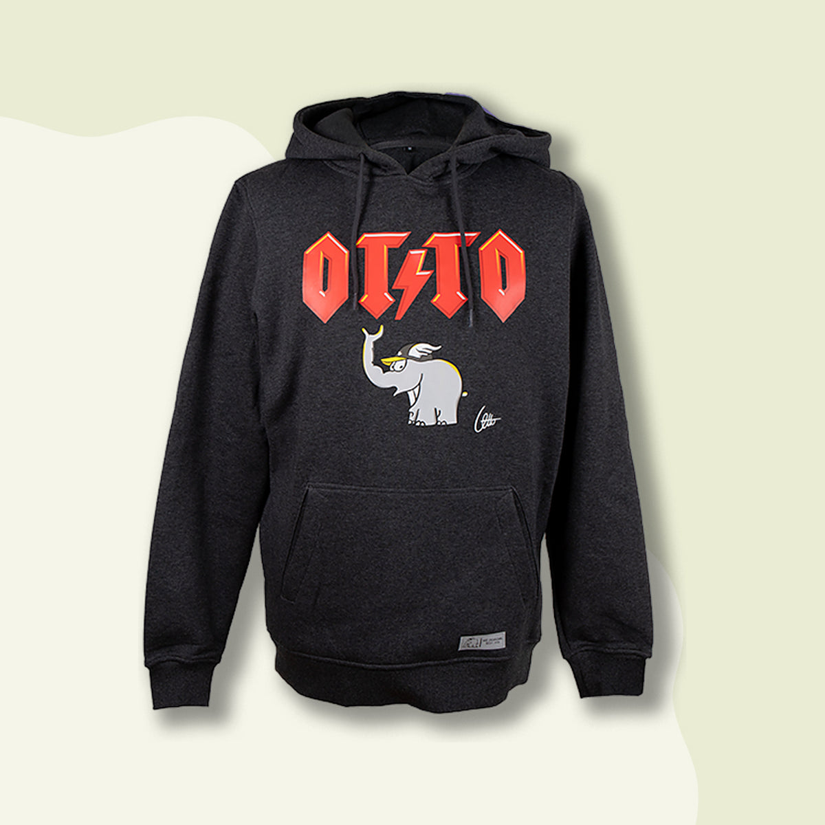 Hoodie "OTTO" im AC/DC Style Unisex