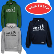 Hoodie Kapuzenpullover Evolution by Otto Waalkes | Jetzt auch in Navy