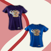 Damen T-Shirt Colourfant