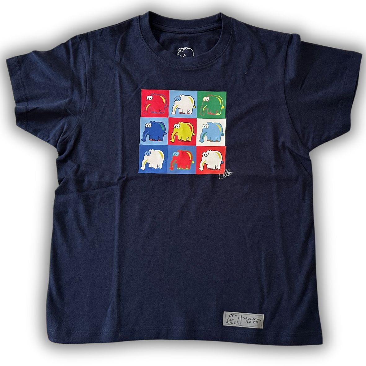 Kinder T-Shirt "Ottifanten Collage" im Andy Warhol Stil Kinder by Otto Waalkes