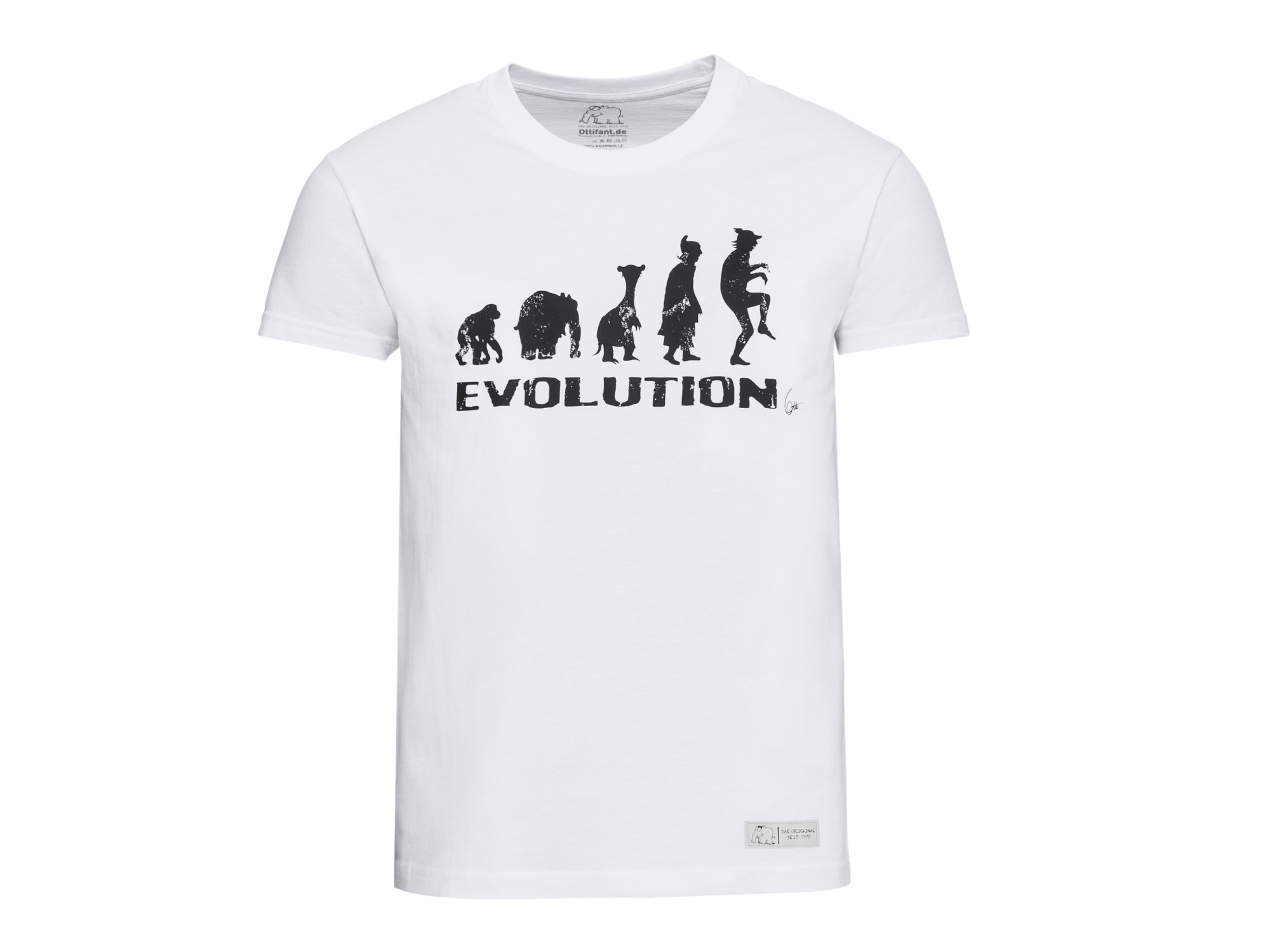 T-Shirt "Evolution" Unisex by Otto Waalkes