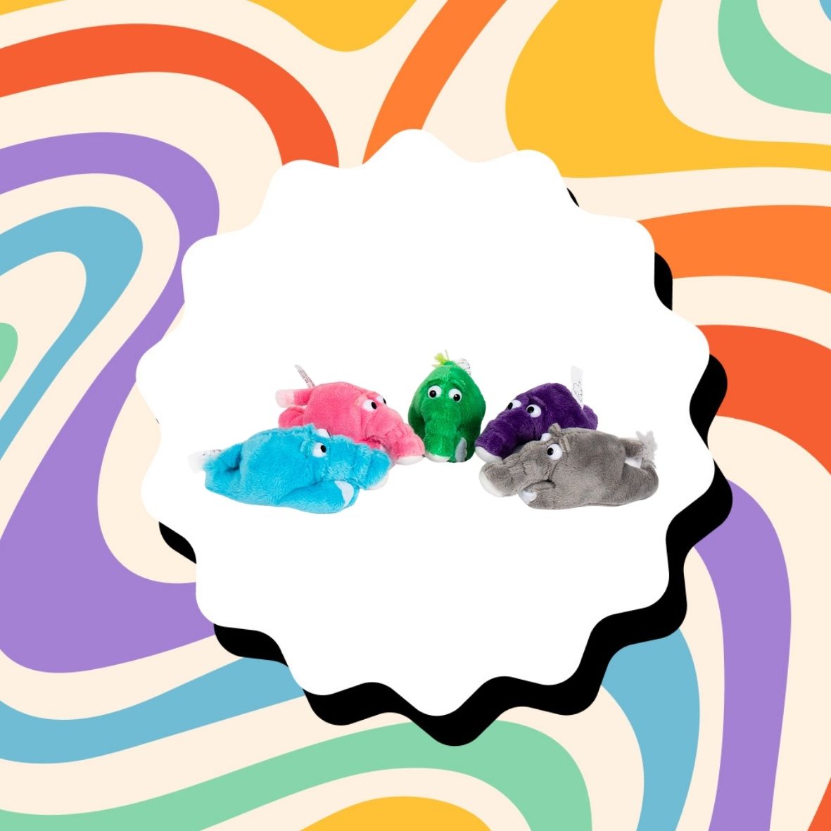 Plüsch Magnet Ottifant Vierbeiner und div. Farben by Otto Waalkes