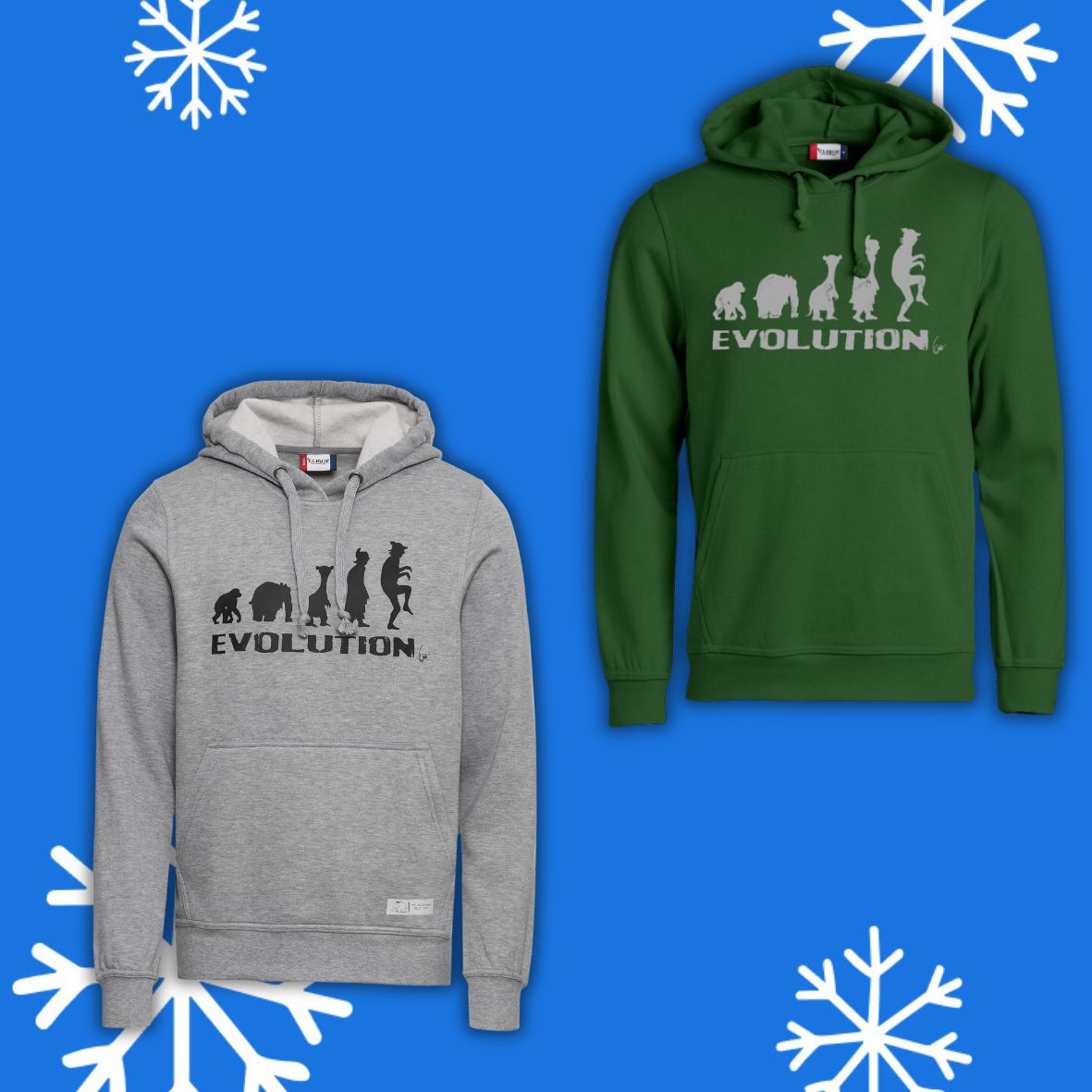 Hoodie Kapuzenpullover Evolution by Otto Waalkes