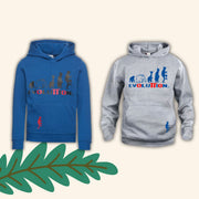 Hoodie Kapuzenpullover Evolution Kinder by Otto Waalkes