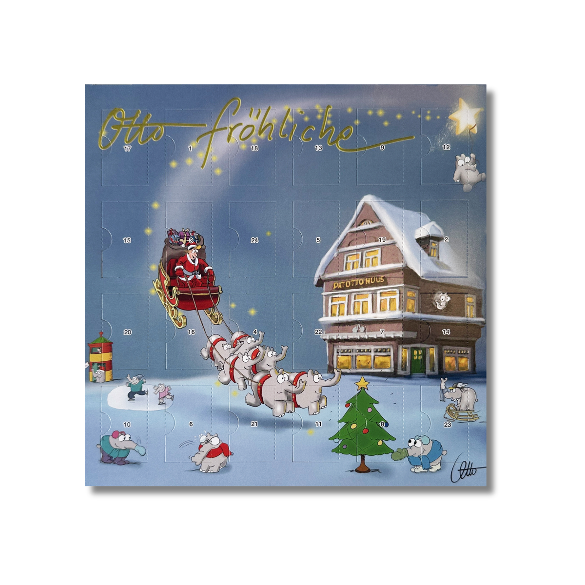 Ottifanten Adventskalender mit Schokolade von Sarotti