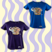 Damen T-Shirt Colourfant