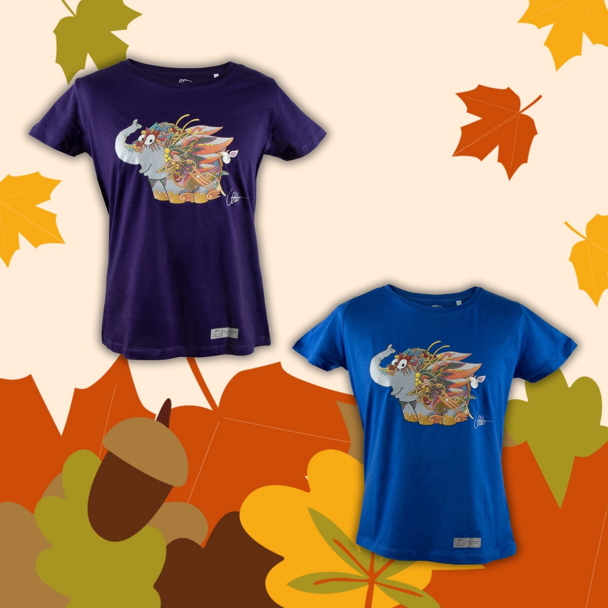 Damen T-Shirt Colourfant