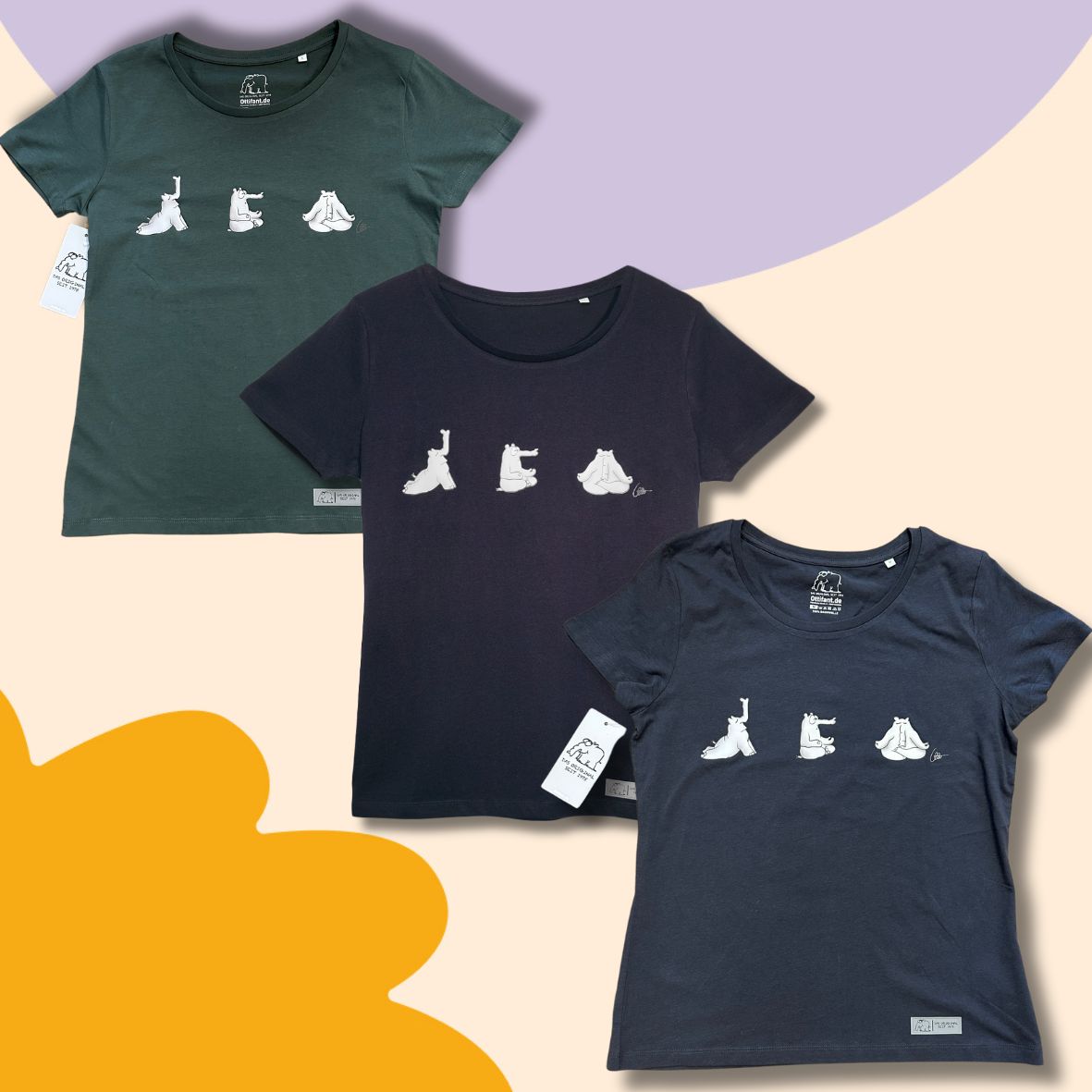 Damen T-Shirt Yogifant