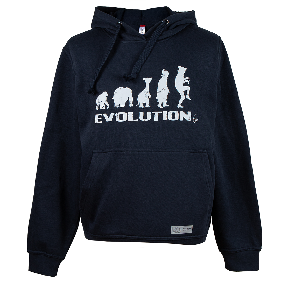 Hoodie Kapuzenpullover Evolution by Otto Waalkes | Jetzt auch in Navy