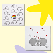 Baumwoll Frottier Ottifant Küchenhandtuch by Otto Waalkes Be Different / Verrüsselt oder als Set
