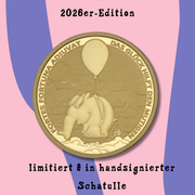 Limitierte 1 OZ Goldmünze 2026 Ballonifant + Otto Waalkes Signatur | Zahlung nur mit Vorkasse
