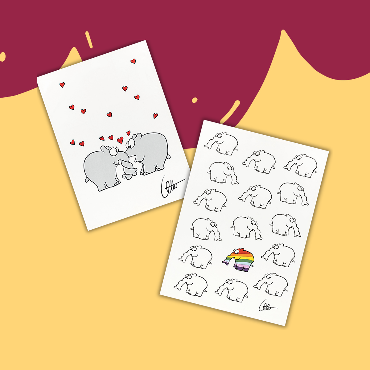 Halbleinen Geschirrhandtuch in verschiedenen Designs