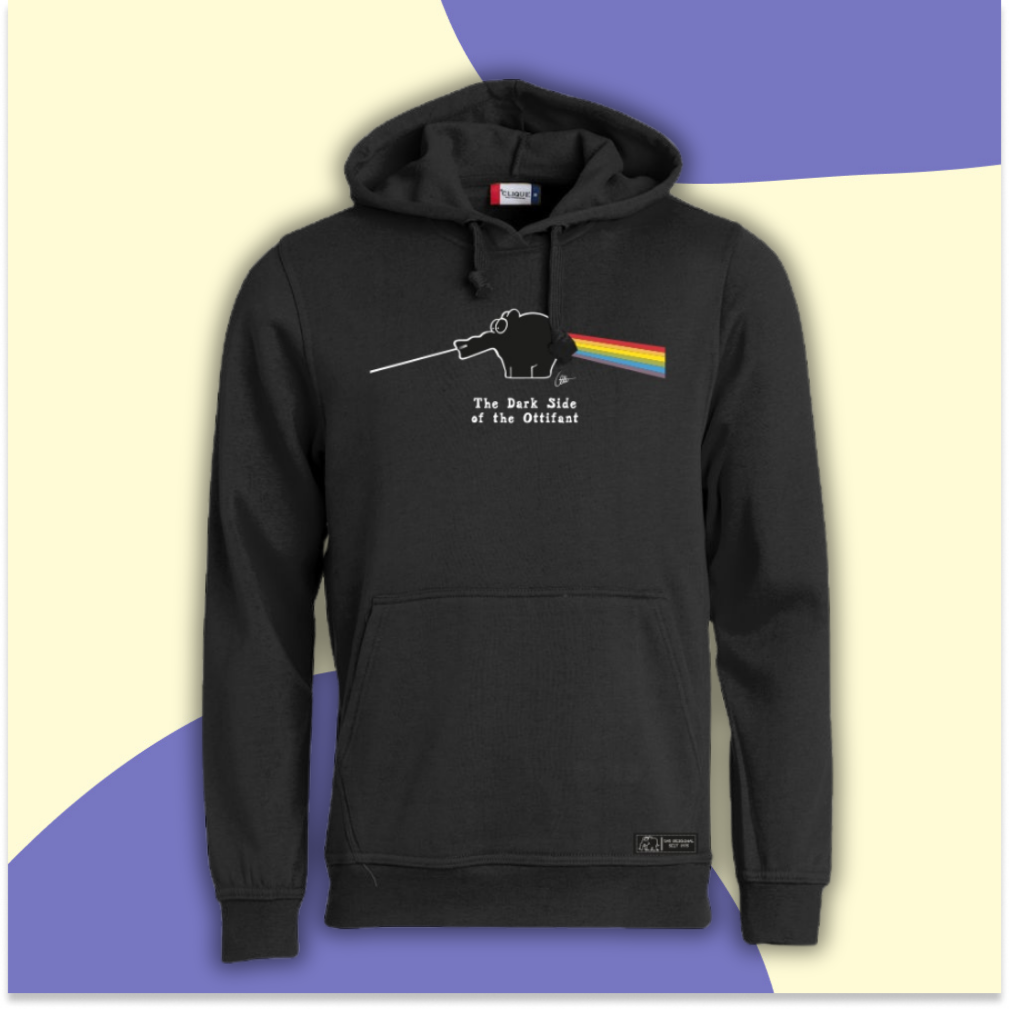 Hoodie The Dark Side of the Ottifant Kapuzenpullover by Otto Waalkes